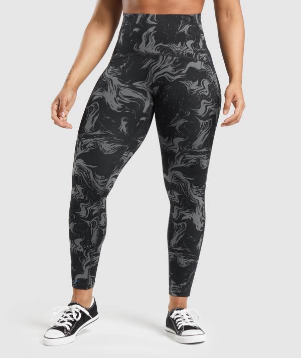 Damske Legíny Gymshark GS Power High Rise Čierne | PH0437915
